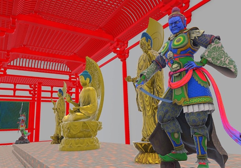 武蔵国分寺復元体験アプリ『むかしへGO! 武蔵国分寺』