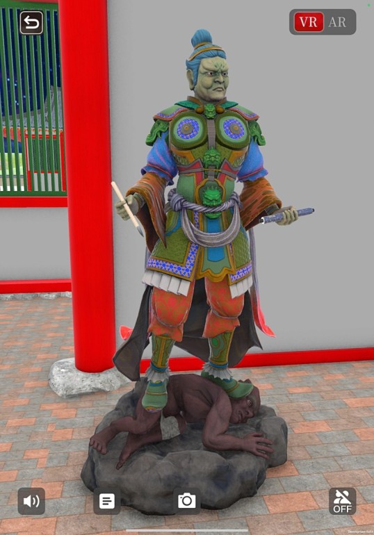 武蔵国分寺復元体験アプリ『むかしへGO! 武蔵国分寺』