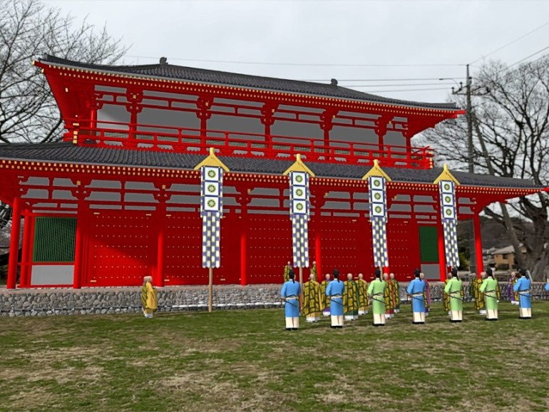 武蔵国分寺復元体験アプリ『むかしへGO! 武蔵国分寺』