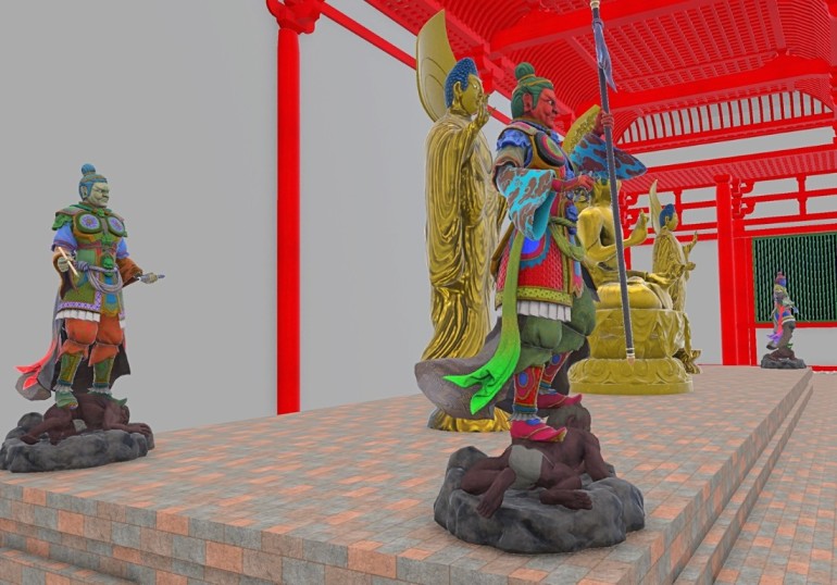 武蔵国分寺復元体験アプリ『むかしへGO! 武蔵国分寺』