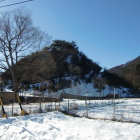 市野瀬古城遠景