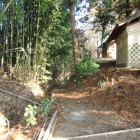 御射山神社にある空堀跡