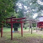 主郭部分に建つ稲荷神社