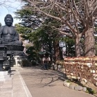 二ノ丸の乗蓮寺、東京大仏が建っています