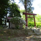 主郭に建つ神社