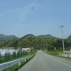 久川城遠景