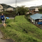 隣の出丸への土橋。