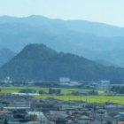 鶴ヶ城から見た向羽黒山