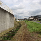 東の堀跡（城東中学校の東側辺り）