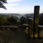 疲労困憊状態で見た主郭からの風景