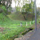 二ノ丸手前の堀・土橋