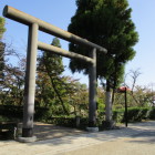 柳沢神社鳥居(本丸に続く道)