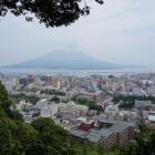 城山から桜島を望む