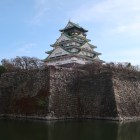 水堀と高石垣と天守と青空。京橋口方面からの姿が一番好き