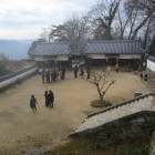 天守から見た本丸