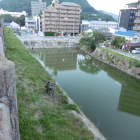 本丸から見る水堀