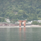 船から見た厳島神社と大鳥居