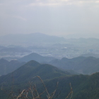 奥の四王寺山の裏は岩屋城