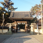 本丸跡の高砂神社。とても大きい神社です。