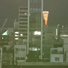 本丸内模擬建築物からの眺め