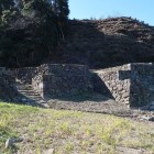 水ノ手郭の川に面した石垣