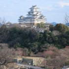 男山配水池公園からの天守群