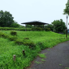 隣接する公園の土盛り