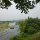 川向うには根古屋城・茶臼山城・山名城が