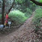 以前雪道で登るの苦労した竪堀道