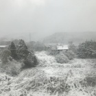 関ヶ原は吹雪の銀世界でした