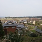 寺前城、村雨城を望む