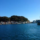渡し船から浦賀城