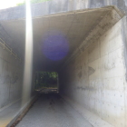二の足を踏みそうな大胡城入口のトンネル