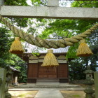 二の丸跡に建つ八幡社