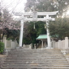 神本神社。伝明石氏居館跡。