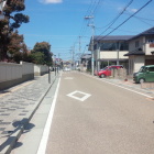 大手道。当時は武家屋敷街だったそうな。