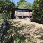 久留島陣屋の天守の代わり栖鳳楼を見上げる