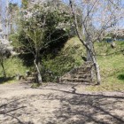 鹿島神社曲輪北面土塁右側