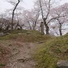 空堀と本丸への虎口