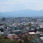 飯盛山から鶴ヶ城を望む…