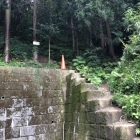 穴澤天神社のとこの登城口