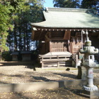 鷲神社御本殿。ここから左手が城域