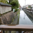 すぐ傍にある川は黒田城の天然水堀だったんでしょう