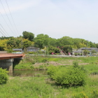 城址遠景（南から）