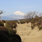 富士山と西櫓の畝堀