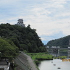 木曽川より天守