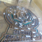 櫓内にある田中城模型