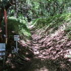 竪堀の登山道