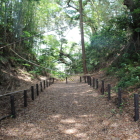 掛川古城の大堀切跡