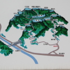 高山城俯瞰図縄張り